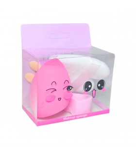 ESPONJA P/MAQUILLAJE C/PINCEL 5PS
