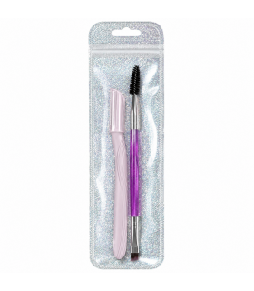 NAVAJA C/PINCEL P/MAQUILLAJE 2PS
