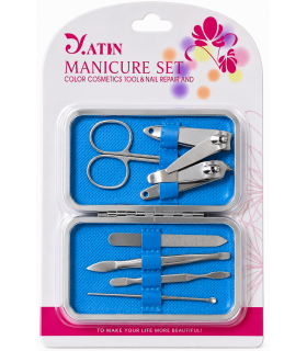 JUEGO D/MANICURA 8PS C/ESTUCHE