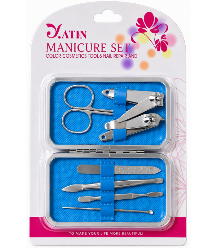 JUEGO D/MANICURA 8PS C/ESTUCHE